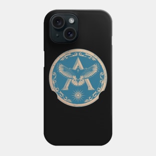 Greek Eagle Shield with Spartan Lambda and Sun of Vergina Phone Case