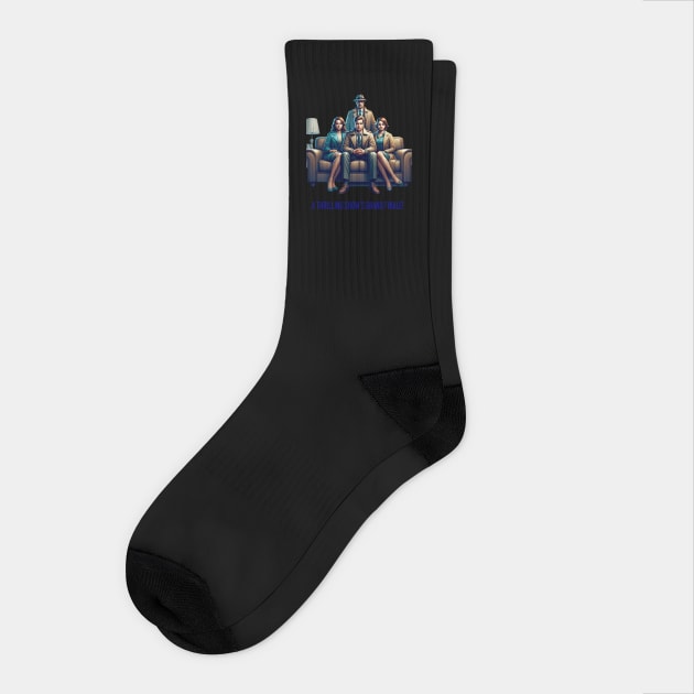 A Thrilling Show Socks by TEENIE DESIGN