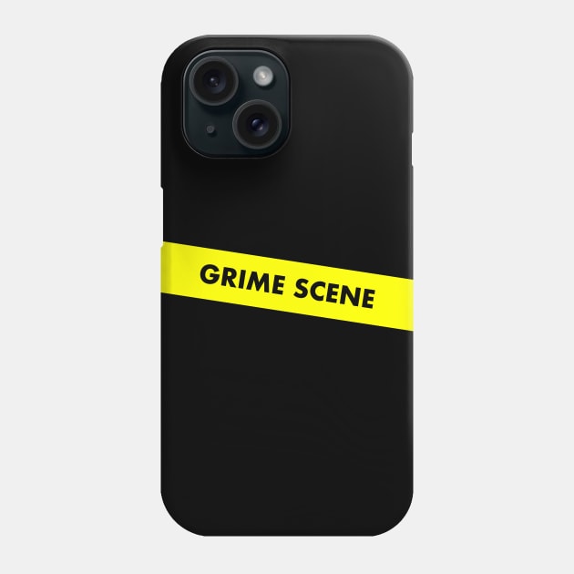 Grime Scene - Do Not Cross Tape Phone Case by lukassfr