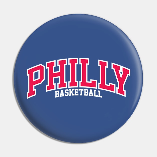 Philly Basketball 2 Pin by Center City Threads