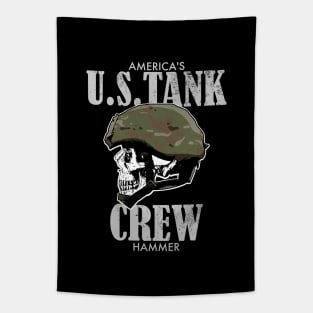 US Tank Crew (distressed) Tapestry