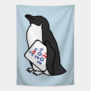 Inauguration Day Cute Penguin Tapestry