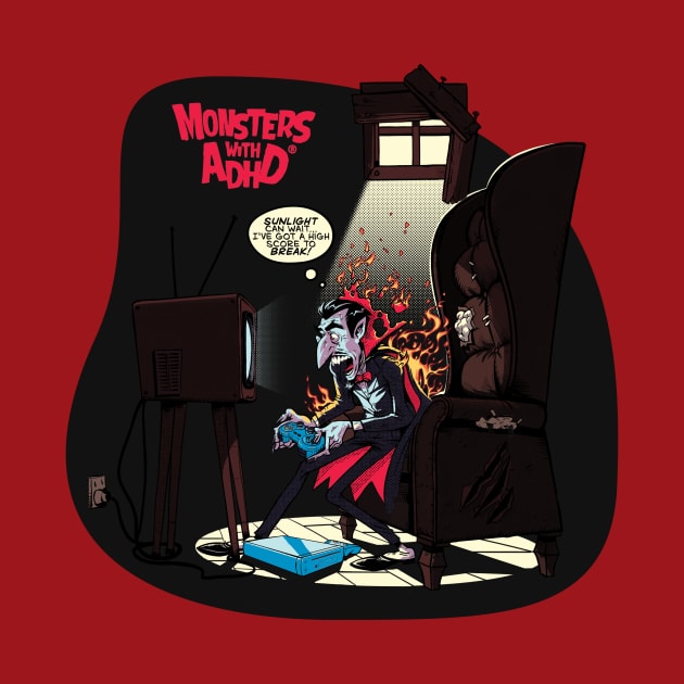 Vampire gamer by Monsters with ADHD