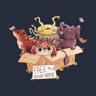 Fantasy Monsters Free to a Good Home T-Shirt