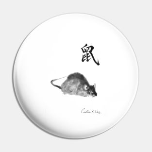 Zodiac- Rat Pin
