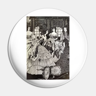 Aubrey Beardsley - The Battle of Beaux and Belles Pin