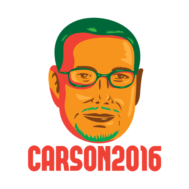 Ben Carson 2016 President Republican Retro by retrovectors