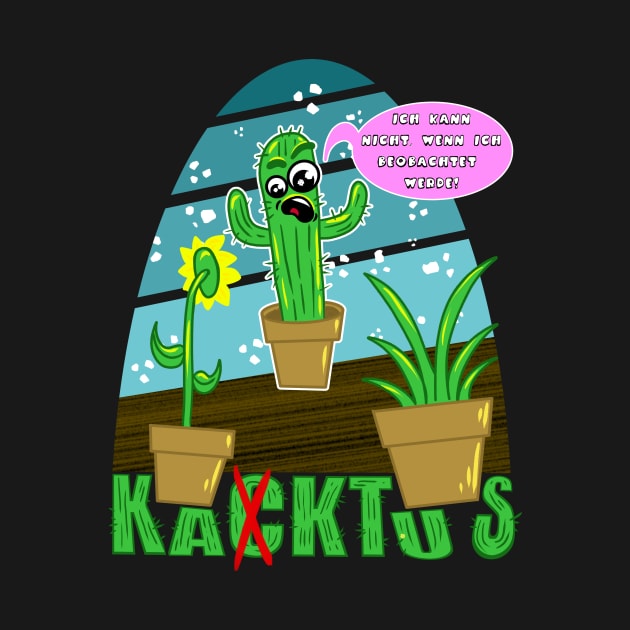 Cactus Kaktus poop Watchers Cartoon by Dreadful Scrawl 666