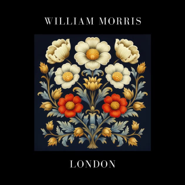 William Morris "Vintage Bloomscape Fantasy" by William Morris Fan