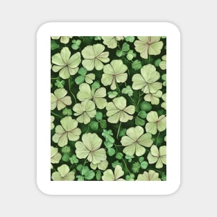 Four leaf Clovers Magnet