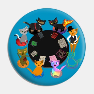 RPG Cats Pin