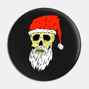 Santa Skull Pin