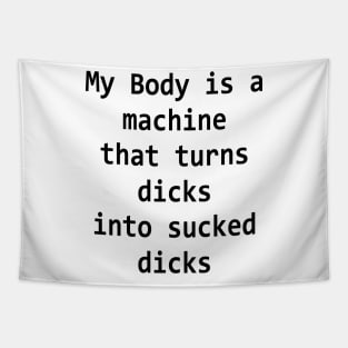 My Body Is A Machine Tapestry