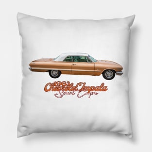 1963 Chevrolet Impala Sport Coupe Pillow