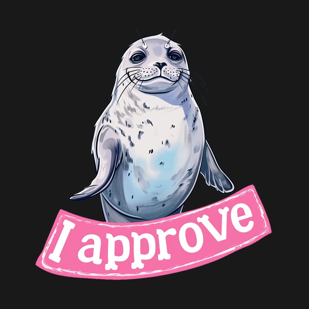 seal of approve by Stephanie Francoeur Art