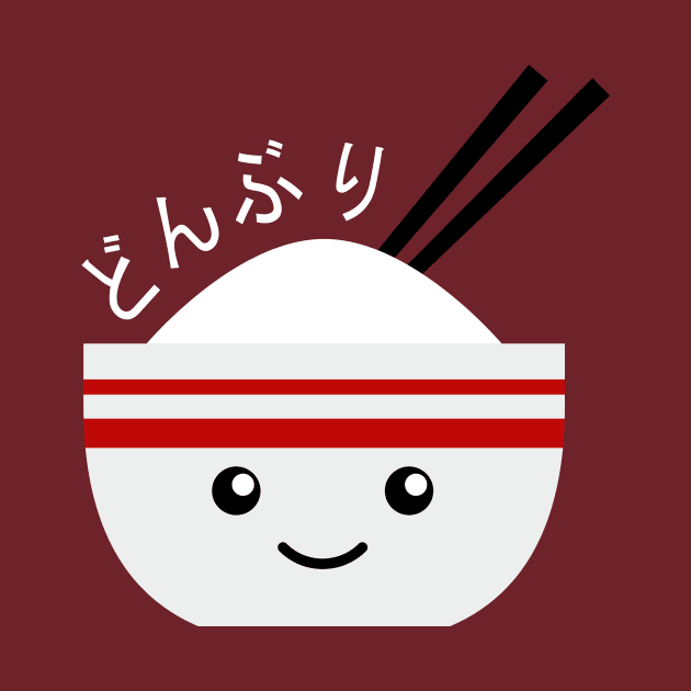 Japanese Rice Bowl Donburi by superdupertees