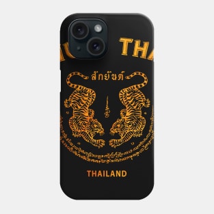 Muay Thai Tiger Sak Yant Tattoo Kickboxing Thailand Phone Case