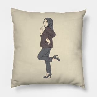 Black High Heels Pillow