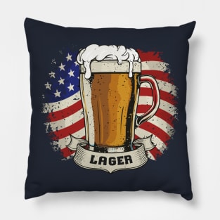 National Lager Day – December Pillow