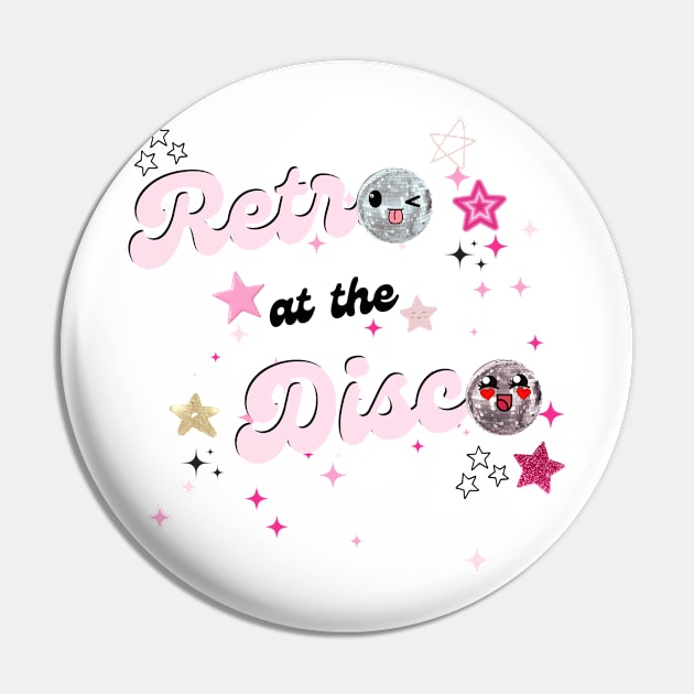 Retro at the disco kawaii Pin by Once Upon a Find Couture 