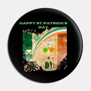 Happy St. Patrick's Day Pin