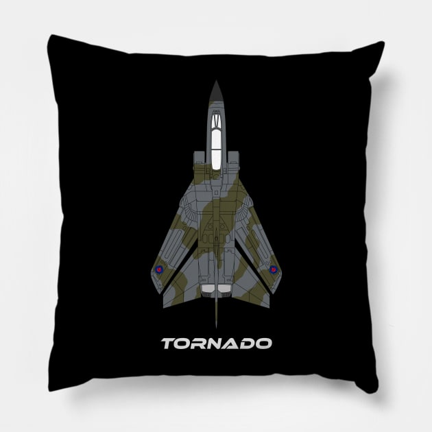 British Tornado GR1/GR4 Pillow by BearCaveDesigns