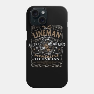 lineman electric cable lineman gift Phone Case