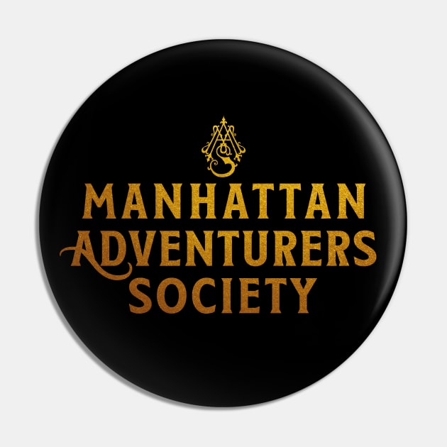 Manhattan Adventurers Society Pin by Circle City Ghostbusters