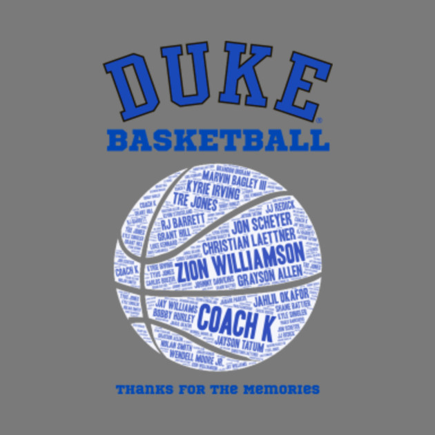 Duke Blue Devils Basketball Thanks For the Memories Coach K - Duke Basketball - Phone Case