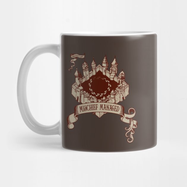 Managed Mischief Harry Potter Mug Teepublic Hp mischief managed mug,best gift for your friends or your self. teepublic