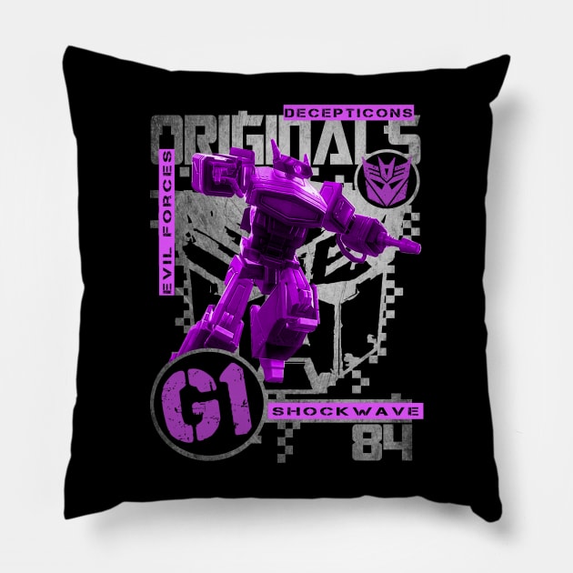 G1 Originals - Shockwave Pillow by CRD Branding