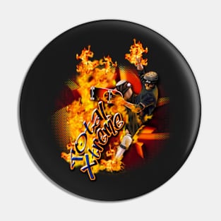 Total extreme skateboarder Pin