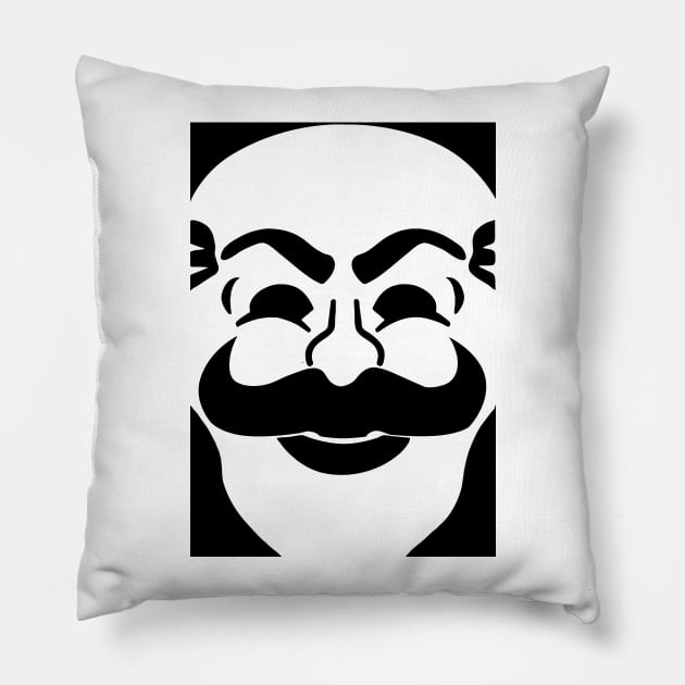 FSociety Mr Robot Pillow by Yellowkoong