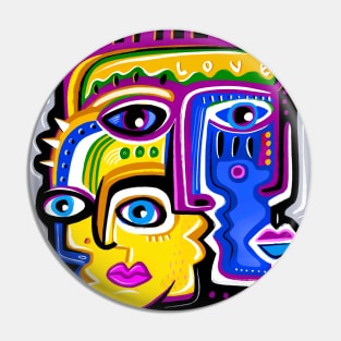 Faces Pin