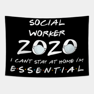 Social Worker 2020 Quarantine Gift Tapestry