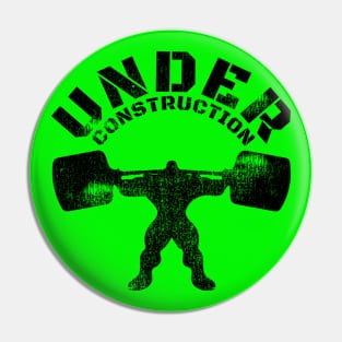 UNDER CONSTRUCTION BARBELL SQUAT Pin