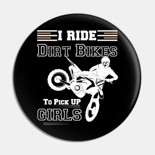 Motocross Bike Motorcycle Therapy Pin