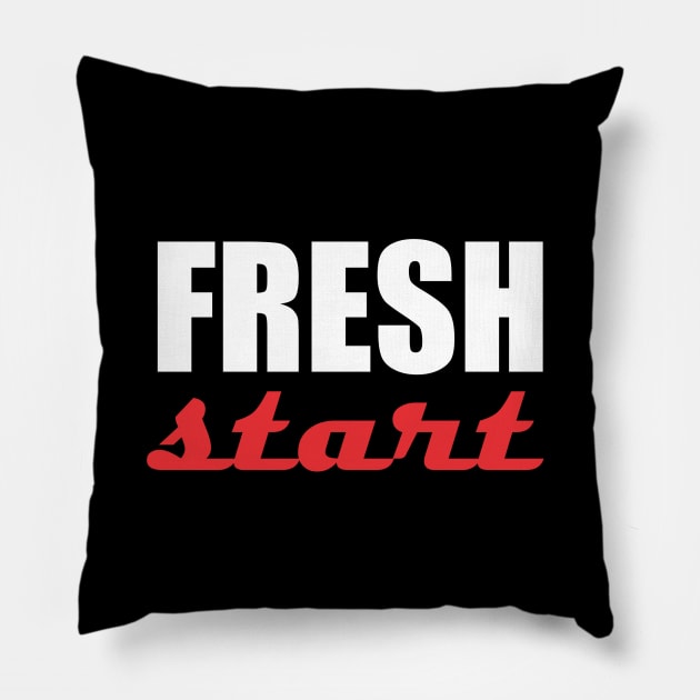 fresh start Pillow by Qasim