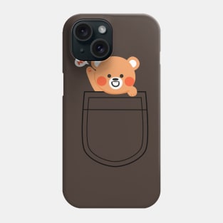 bear in my pocket Phone Case