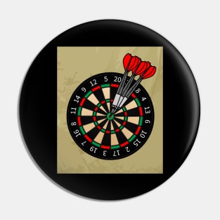 Dartboard Dart Player With Darts Arrows Pin