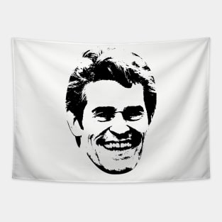 Willem Dafoe: Iconic Hollywood Actor Portrait" Tapestry