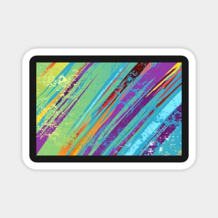 Painted Bright Background Magnet