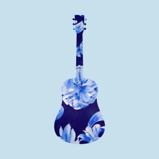 Floral Acoustic Guitar T-Shirt