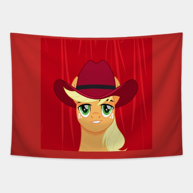 Pony (Applepeck) no mask Tapestry by CloudyGlow