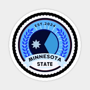 Minnesota New State Flag Magnet