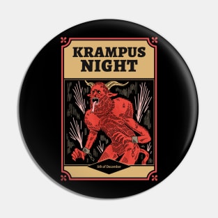 Krampus Night Pin