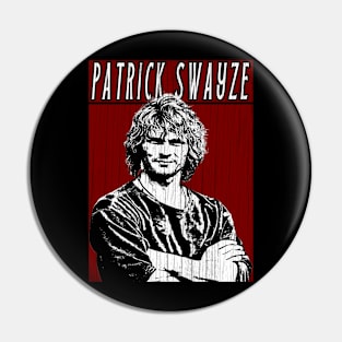 Vintage Retro Patrick Swayze Pin