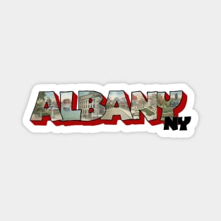 Albany New York Big Letter Magnet