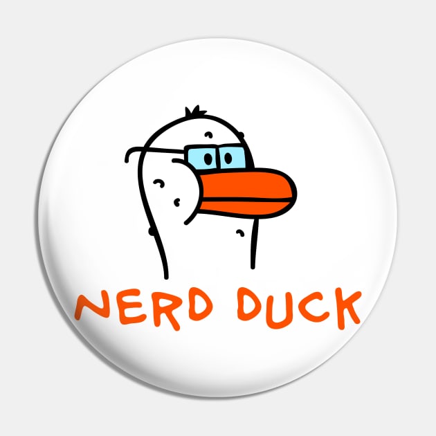 Nerd Duck Pin by schlag.art