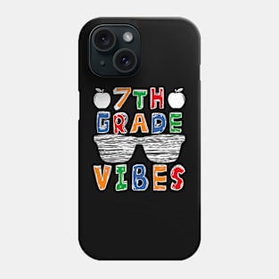 Back to School 7th Grade Vibes shirt, First Day Teacher Kids Phone Case